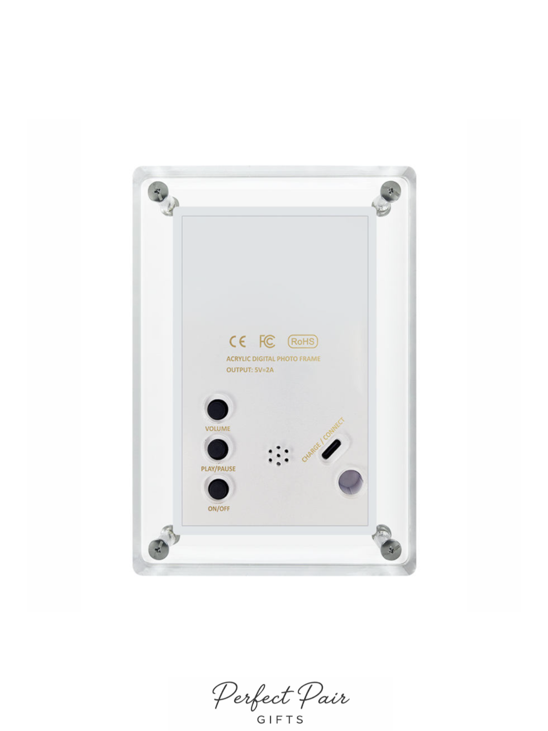 Vertical Digital Photo Frame for Couples – 5” IPS Display