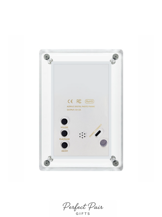 Vertical Digital Photo Frame for Couples – 5” IPS Display